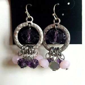 Taramanda beaded dangle earrings